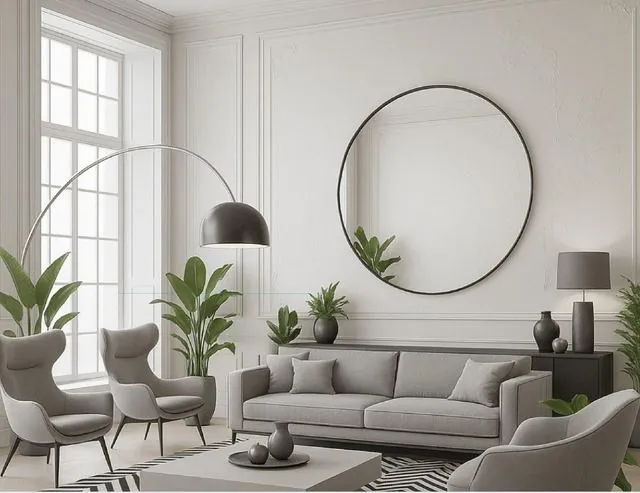 Round Mirror, 1200mm